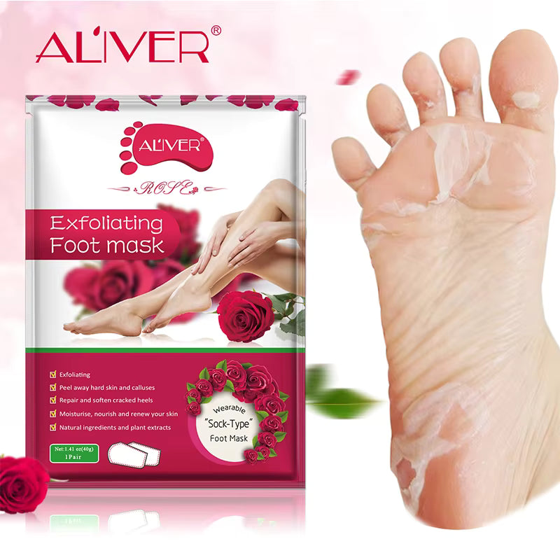 Aliver Foot Peeling Moisturizing Natural Exfoliating Foot Mask