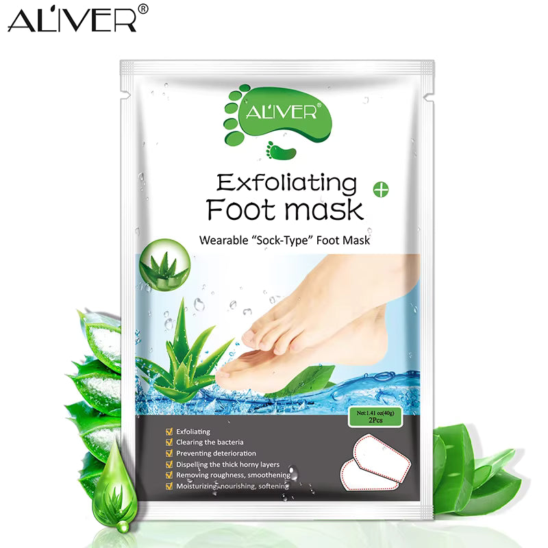 Aliver Foot Peeling Moisturizing Natural Exfoliating Foot Mask