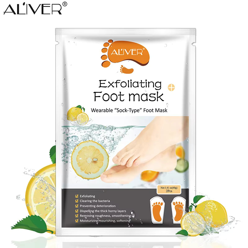 Aliver Foot Peeling Moisturizing Natural Exfoliating Foot Mask