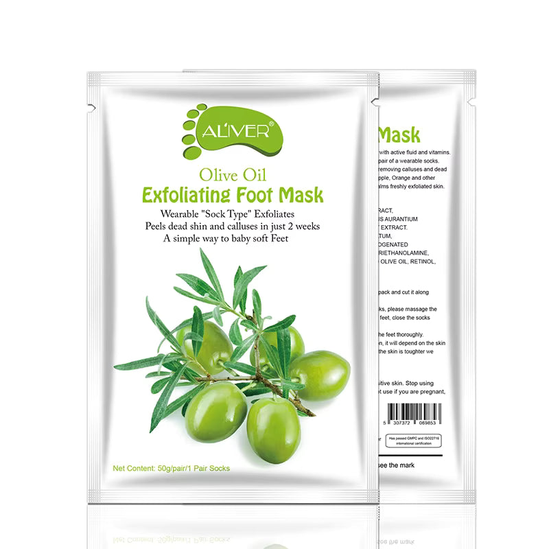 Aliver Foot Peeling Moisturizing Natural Exfoliating Foot Mask