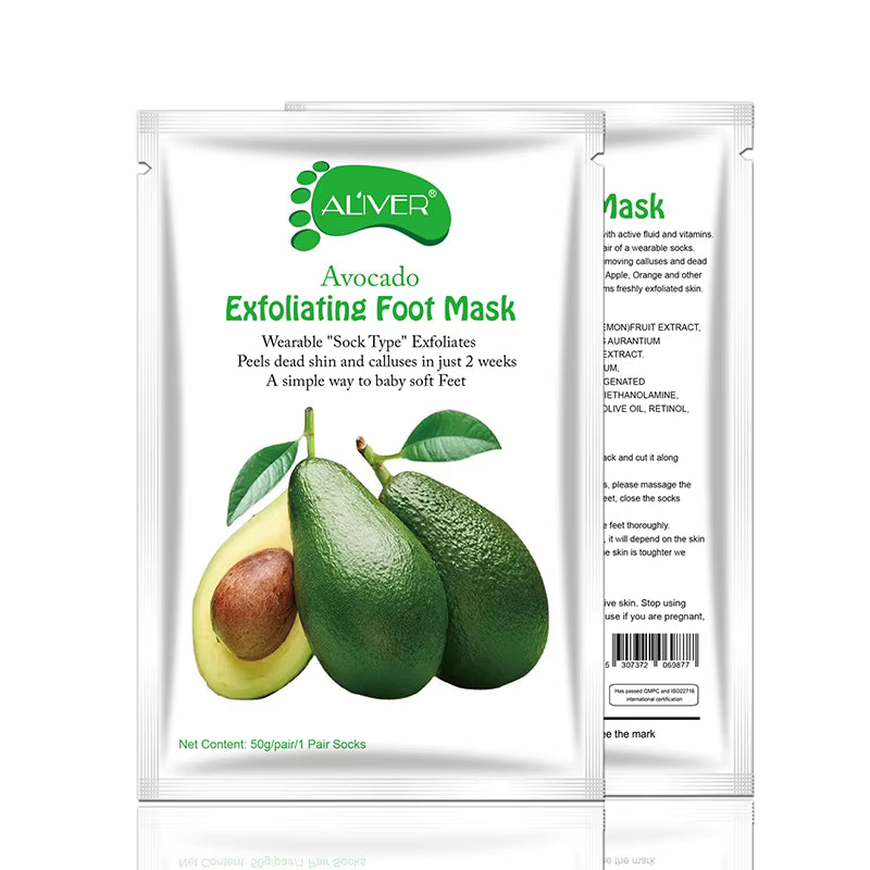 Aliver Foot Peeling Moisturizing Natural Exfoliating Foot Mask